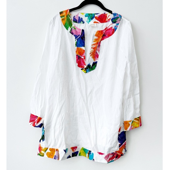 MILLY Cabana Swim Cover-Up - Picture 1 of 6